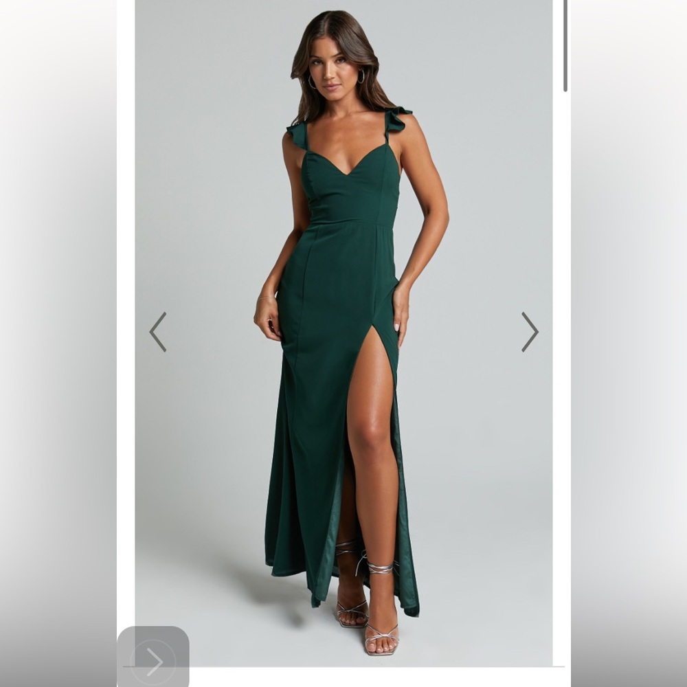Emerald green showpo dress